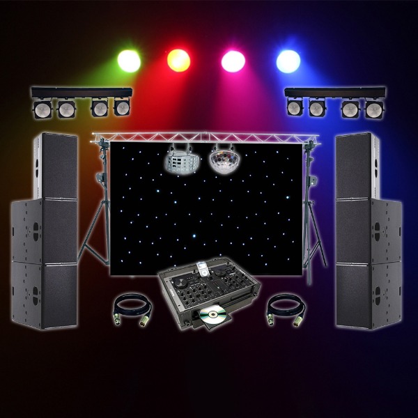 Licht en geluid set tot 300 personen